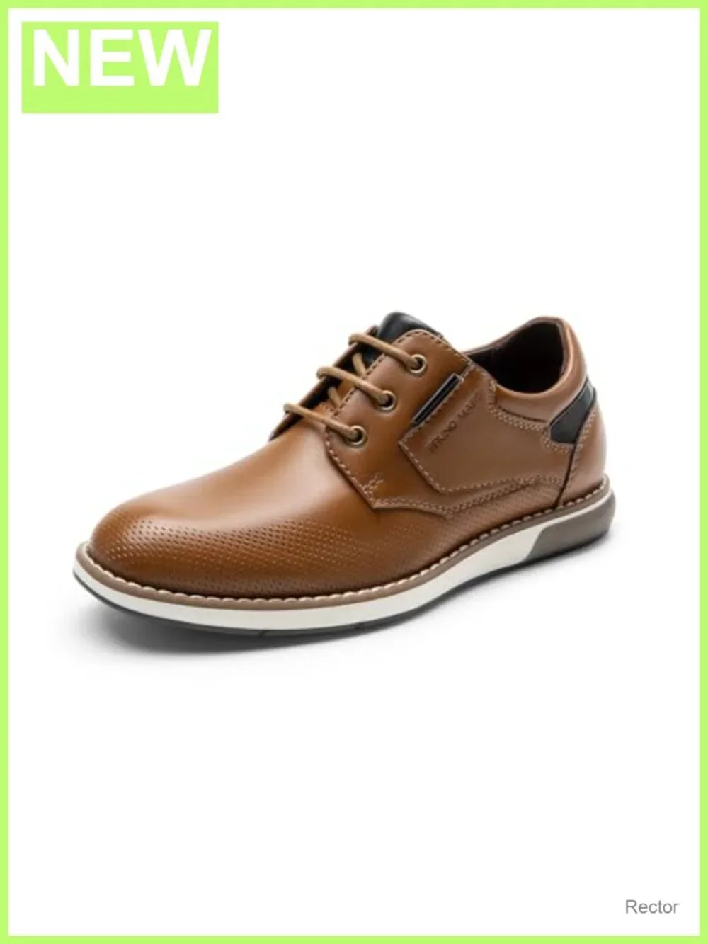 Boys Dress Oxford Sneaker Vegan Leather Lace Up Casual Shoe